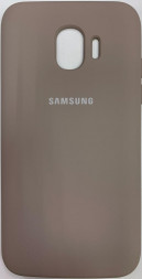 Накладка для Samsung Galaxy J2 (2018) Silicone cover бежевая