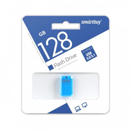  3.0 USB флеш накопитель Smartbuy 128GB ART Blue (SB128GBAB-3)