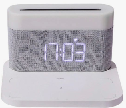  Ночник с часами Xiaomi Youpin VFZ для беспроводной зарядки C-WCLL-C01 White