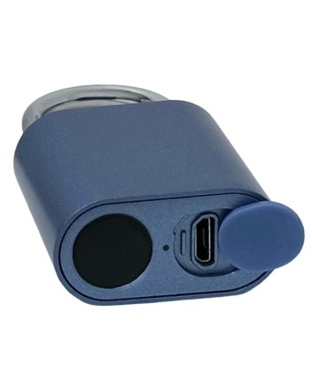  Замок со сканером отпечатков пальцев Noc Loc Finger Tap Filter Element (HD-ZWGS02) синий