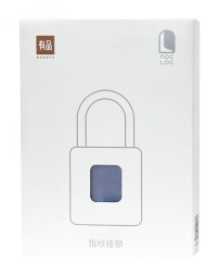 Замок со сканером отпечатков пальцев Noc Loc Finger Tap Filter Element (HD-ZWGS02) синий