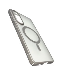 Накладка для Samsung Galaxy S25 Edge Keephone SkinGrip MagSnap прозрачный титан