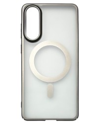 Накладка для Samsung Galaxy S25 Edge Keephone SkinGrip MagSnap прозрачный титан