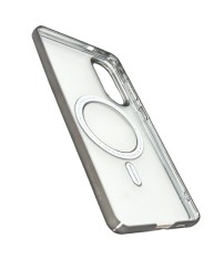 Накладка для Samsung Galaxy S25 Edge Keephone SkinGrip MagSnap прозрачный титан