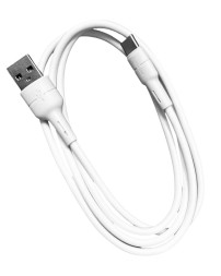 Usb Кабель-зарядка Type-C Borofone BX30 Silicone 3A 1м силиконовый белый