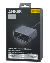 Док станция Anker 250W Charging Base 2USB/4C (A2345641) черная