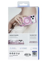Накладка для i-Phone 17 Pro Keephone Roseland MagSnap розовая