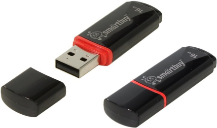  USB флеш накопитель Smartbuy 16GB Crown Black (SB16GBCRW-K)