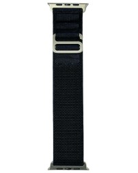 Сменный браслет тканевый Hoco WA13 для Apple Watch 42-44-45-49мм чёрный