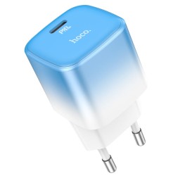 Сетевое зар. устр. Hoco C101A 1С PD3.0/QC3.0 20W ледяной синий