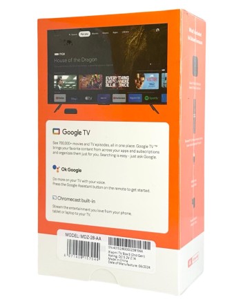  ТВ-приставка Xiaomi Mi Box S 2nd Gen 4K MDZ-28-AA EU черная