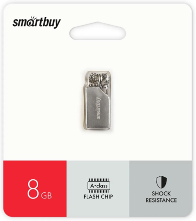  USB флеш накопитель Smartbuy 008GB MU30 Metal (SB008GBMU30)