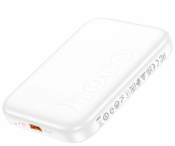 Powerbank с беспроводной зарядкой Hoco J117 Magnetic Wireless 5000mAh 20W белый