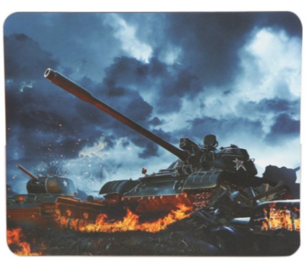  Коврик для мышки Perfeo Tanks (18x22)