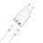  Сетевое зар. устр. WIWU Wi-U002 c шнуром Type-C на Lightning 1USB/1C 20W белое