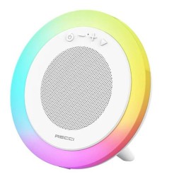 Bluetooth колонка с RGB подсветкой Recci Moonlight RSK-W42 белая