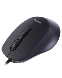 Мышь проводная беззвучная Smartbuy ONE 265 USB/DPI 800-1200-1600-2400/4 кнопки/1.5м черная