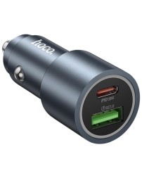Автомобильное заряд. устр. Hoco Z60 1USB/1C 48W серый