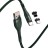  Usb Кабель-зарядка Micro+Lightning+Type-C Baseus Zinc Magnetic 1м 3A CA1T3-A06 зелёный