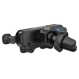 Держатель в автомобиль в воздуховод Hoco CA102 с зажимом черный