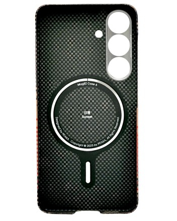  Накладка для Samsung Galaxy S25 Pitaka Tactile Woven Case (Sunset)