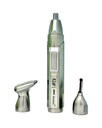  Электрический триммер для носа Kemei KM-315 серебристый