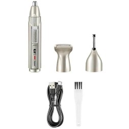 Электрический триммер для носа Kemei KM-315 серебристый