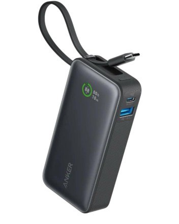  Powerbank Anker Nano (A1259) 10000mAh 30W 1USB/1C черный