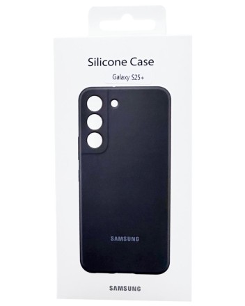  Накладка для Samsung Galaxy S25 Plus MagSafe Silicone Case чёрный