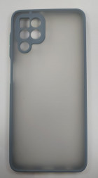 Накладка для Samsung Galaxy M32 4G силикон матовая бока цветные ассортимент