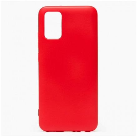  Накладка для Samsung Galaxy A71 Silicone cover красная