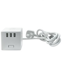 Сетевой удлинитель Mijia Rubiks Cube Converter 3Sockets/3 USB (MJCXB3-02QM) белый 