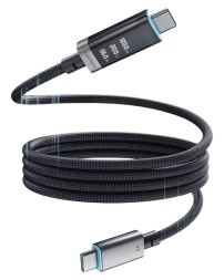 Usb Кабель-зарядка Type-C на Type-C Cuktech CMC615P 6A 240W 1.5м черный