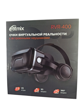  Очки виртуальной реальности Ritmix RVR-400 черные
