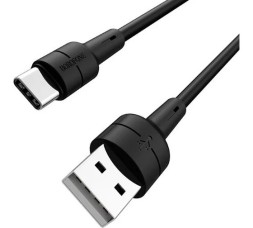 Usb Кабель-зарядка Type-C Borofone BX30 Silicone 3A 1м силиконовый чёрный