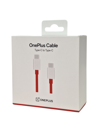  Кабель-зарядка Type-C на Type-C OnePlus 8A 1м (DL149) красный
