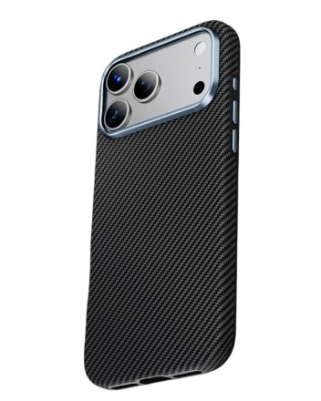  Накладка для i-Phone 17 Pro Max Keephone Kevlar Caiser MagSnap чёрный
