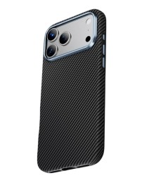 Накладка для i-Phone 17 Pro Max Keephone Kevlar Caiser MagSnap чёрный
