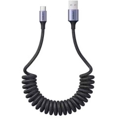 Usb Кабель-зарядка Type-C Ugreen L505 3A 1.2м серо-черный