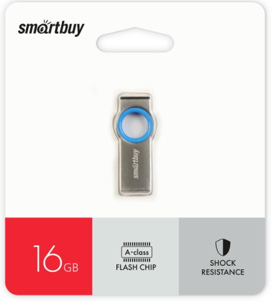  USB флеш накопитель Smartbuy 016GB MC2 Metal Blue (SB016GBMC2)