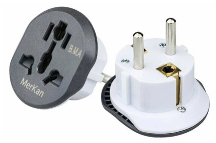  Универсальное переходник для розетки с китайской вилки Merkan Europe/UK/USA/AUST