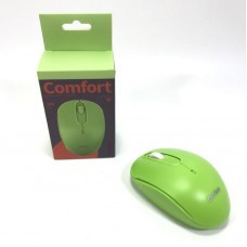 Мышь беспроводная Perfeo Comfort USB/DPI 1000/3 кнопки/2AAA зеленая