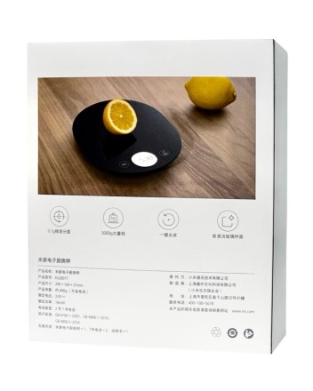  Кухонные весы Mijia Electronic Kitchen Scale KGJ001T (до 3кг) черные