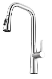 Выдвижной кухонный смеситель Mijia Pull-out kitchen Faucet S1 MJCLSCFLT01D серебристый