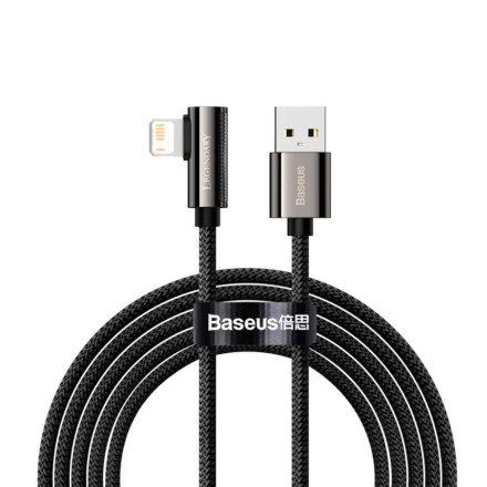 Usb Кабель-зарядка Lightning Baseus Legend Elbow 2.4A 1м (CALCS-01) чёрный
