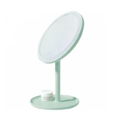Зеркало для макияжа Doco LED Make-up Mirror Pro Mint M002 зеленое