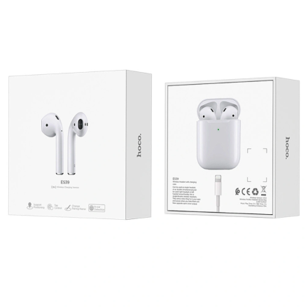  Беспроводные наушники TWS Hoco ES39 BT5.0/30mAh/2.5ч белые