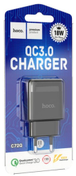 Сетевое зар. устр. Hoco C72Q QC3.0 18W 1USB , черное