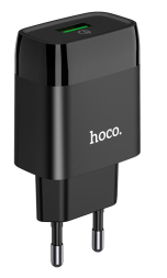 Сетевое зар. устр. Hoco C72Q QC3.0 18W 1USB , черное