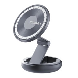 Держатель магнитный c Magsafe настольная поворотная Momax pac mount серый